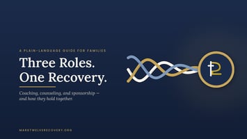 Recovery Coaching, Counseling, and Sponsorship: A Plain-Language Guide for Families